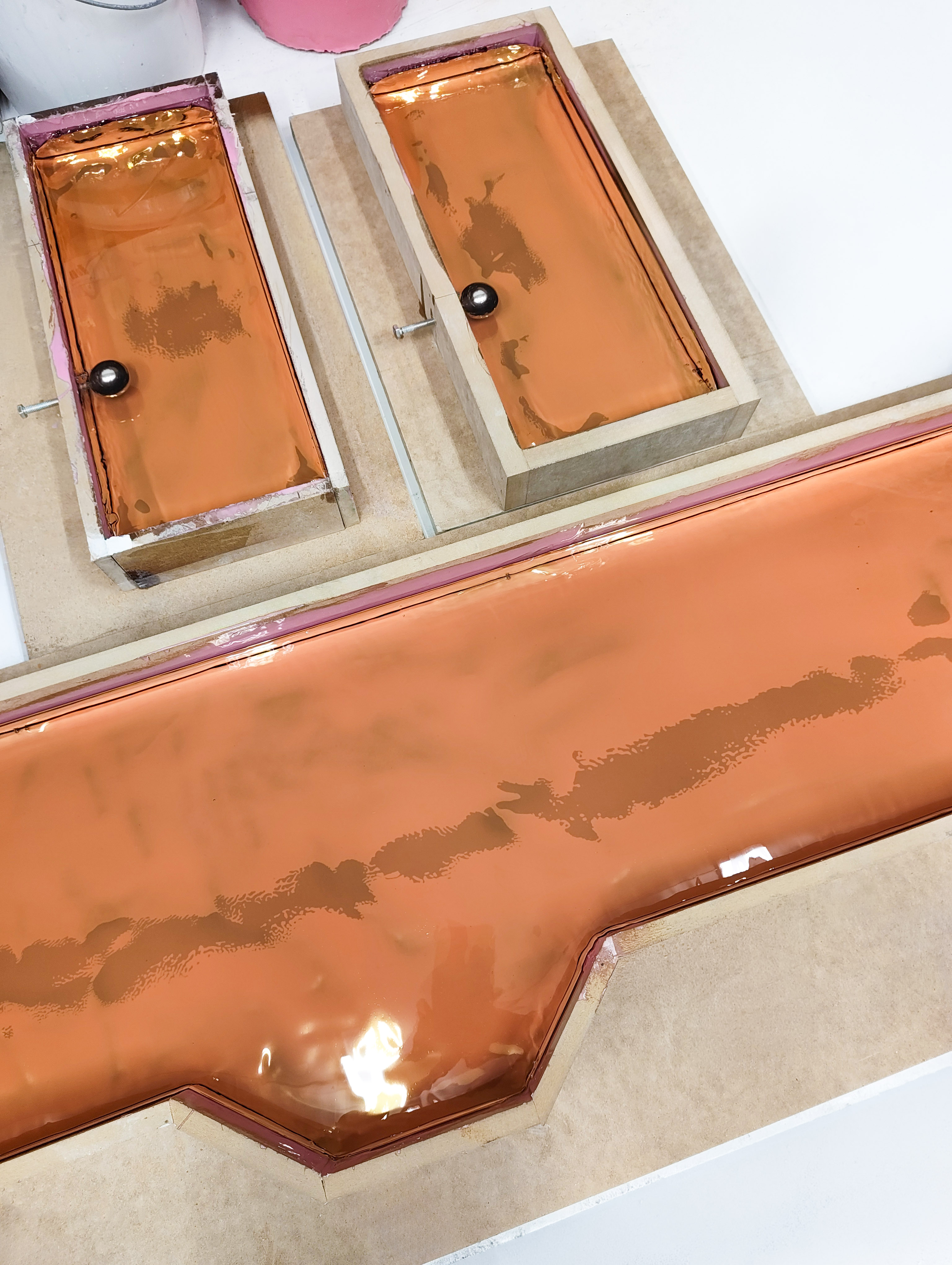 Casting material into a mold, slide 2