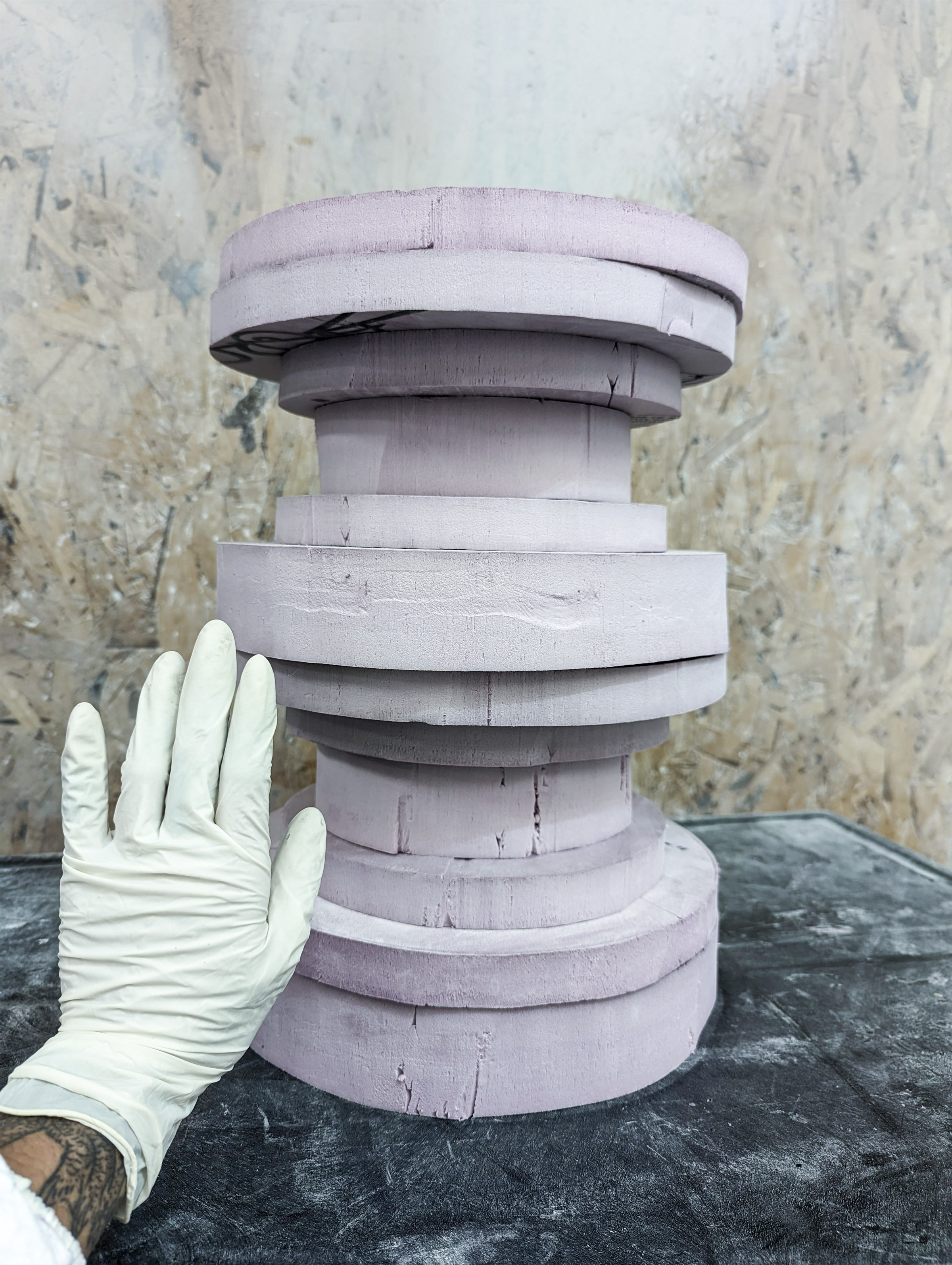 Mold construction process, slide 3
